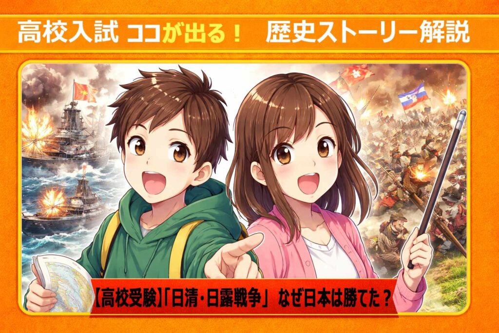 【高校受験】歴史「日清・日露戦争」をストーリーで攻略！なぜ日本は勝てたのか？　サムネイル