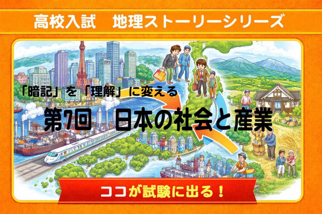 「人の動き」で全部つながる！　日本の社会・産業 完全攻略