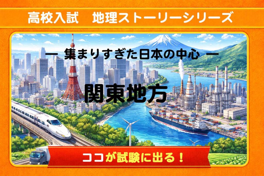 高校入試地理 関東地方の解説イラスト 京浜工業地帯と京葉工業地域の違い