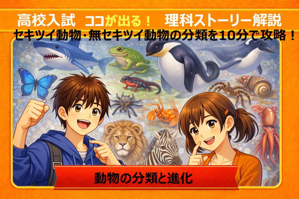 動物の分類を完全攻略！セキツイ動物の進化すごろくサムナイル