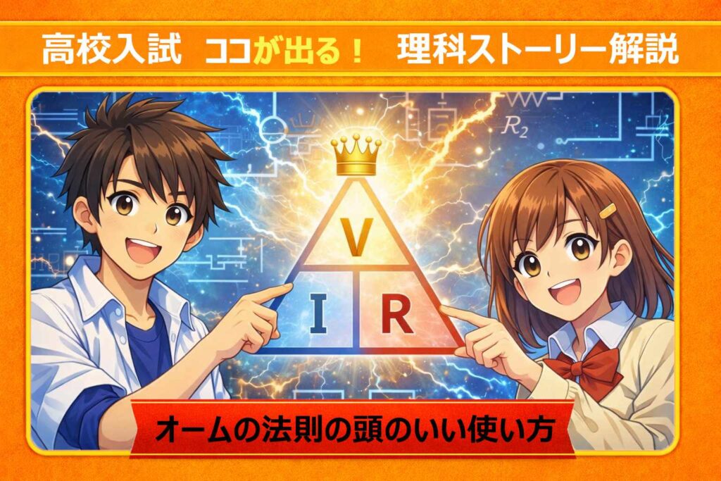 オームの法則は暗記不要！「公式は3つ」で解く計算サムネイル