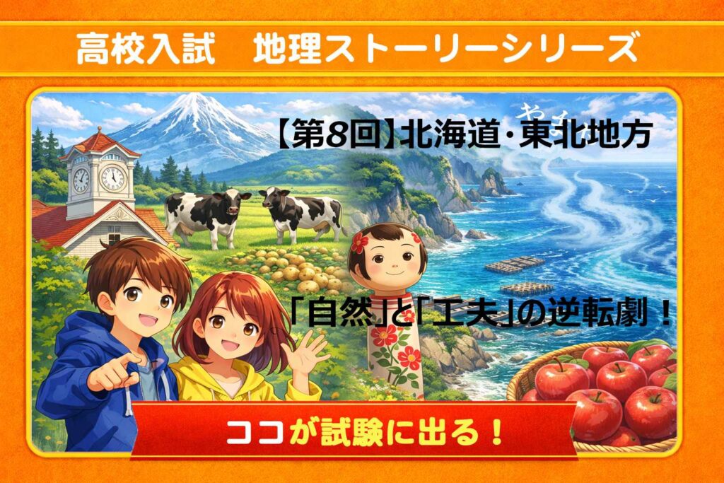 高校入試地理｜北海道・東北地方の覚え方と記述対策【完全版】